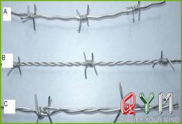 Barbed wire rolls