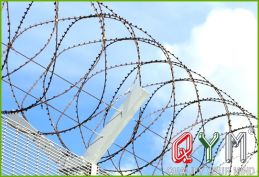 Security razor wire fence