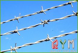 Barbed wire for about 500 meters