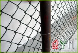 Chain link fence post