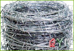 Barbed wire length per roll