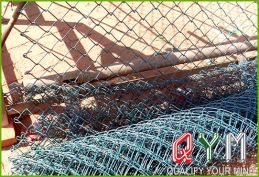 PVC coated chain link fence