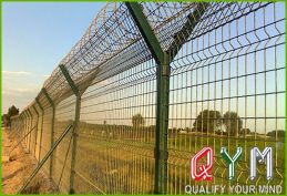 Y post airport razor wire fence