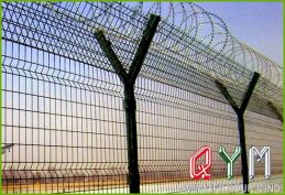 3d curved fence for airport