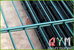 Double welded loop wire mesh 2d fence