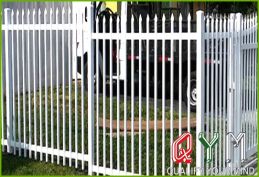 Steel square tube picket fence