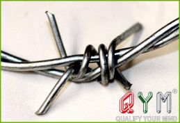 Galvanized barbed wire zinc