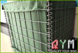 Welded wire mesh defensive barrier