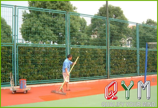 Sports stadium fence