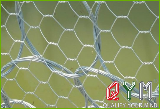 Six angle wire mesh